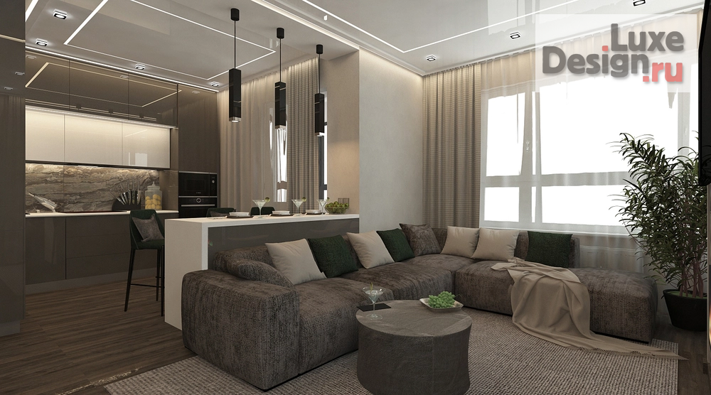 Дизайн интерьера двухкомнатной квартиры "Дизайн-проект квартиры " (фото 1)