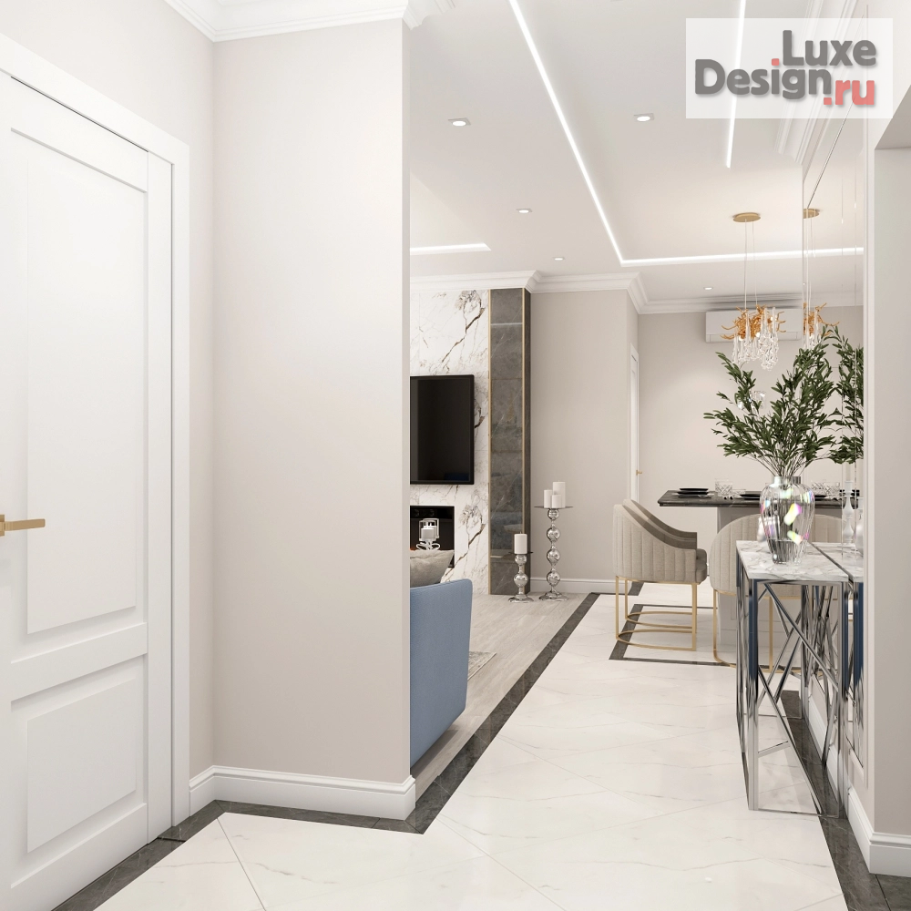 Дизайн интерьера квартиры "Дизайн интерьера прихожей." (фото 2)