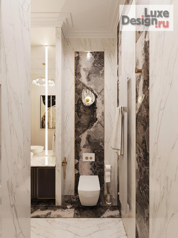 Дизайн интерьера квартиры "Дизайн интерьера квартиры "КД Капитал. 249 м2."" (фото 89)