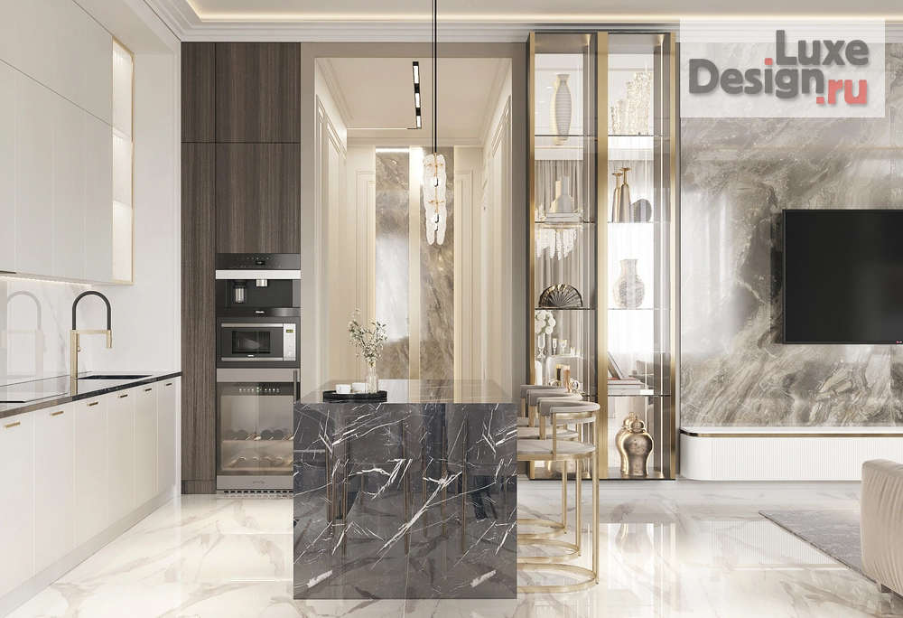 Дизайн интерьера квартиры "Дизайн интерьера квартиры "КД Капитал. 249 м2."" (фото 12)