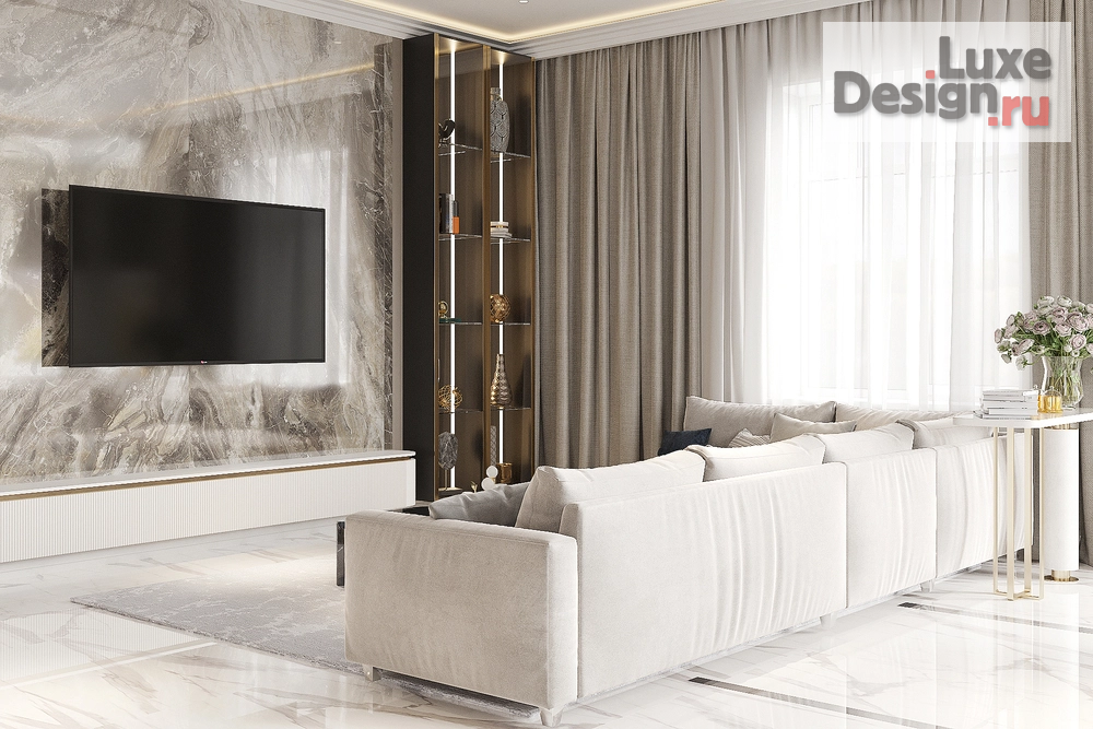 Дизайн интерьера квартиры "Дизайн интерьера квартиры "КД Капитал. 249 м2."" (фото 5)