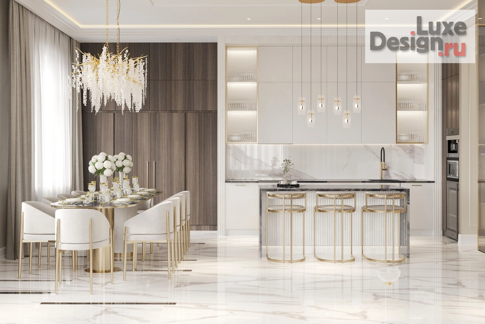 Дизайн интерьера квартиры "Дизайн интерьера квартиры "КД Капитал. 249 м2."" (фото 6)