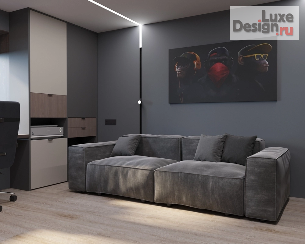 Дизайн интерьера детской "Заречный комната подростка" (фото 1)