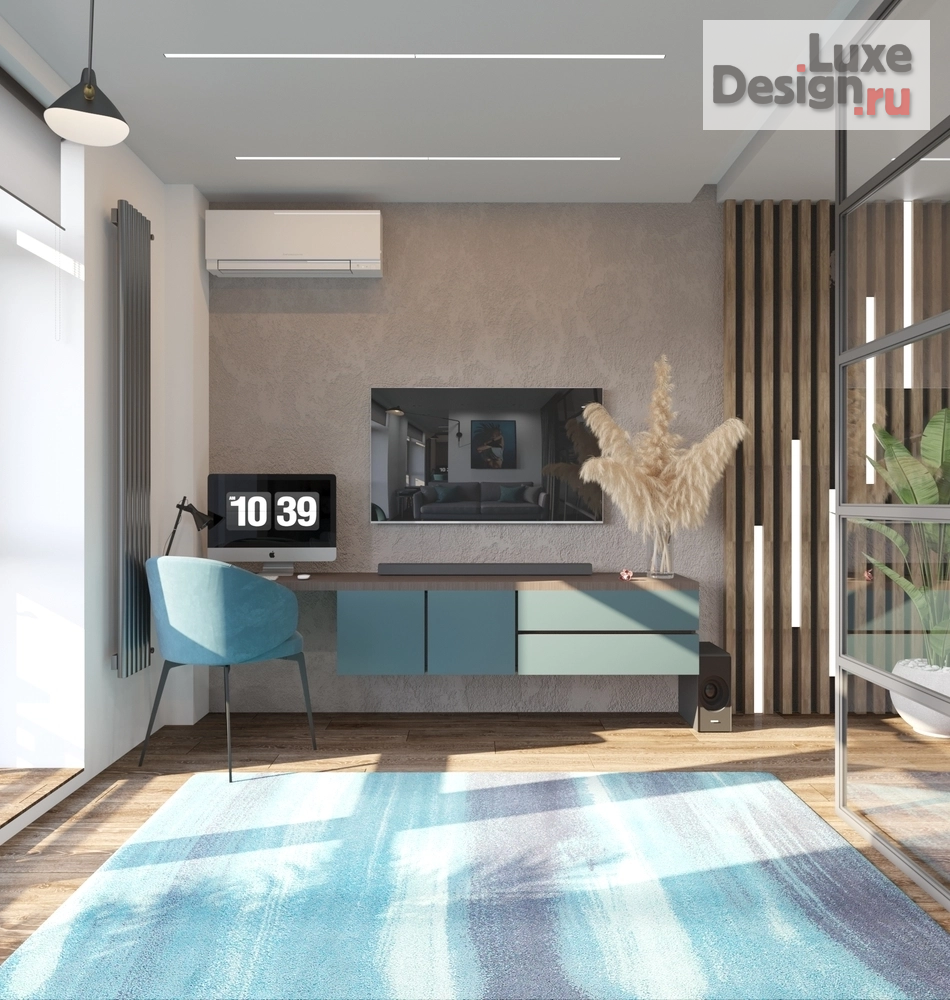 Дизайн интерьера квартиры студии "Пенза квартира студия" (фото 1)