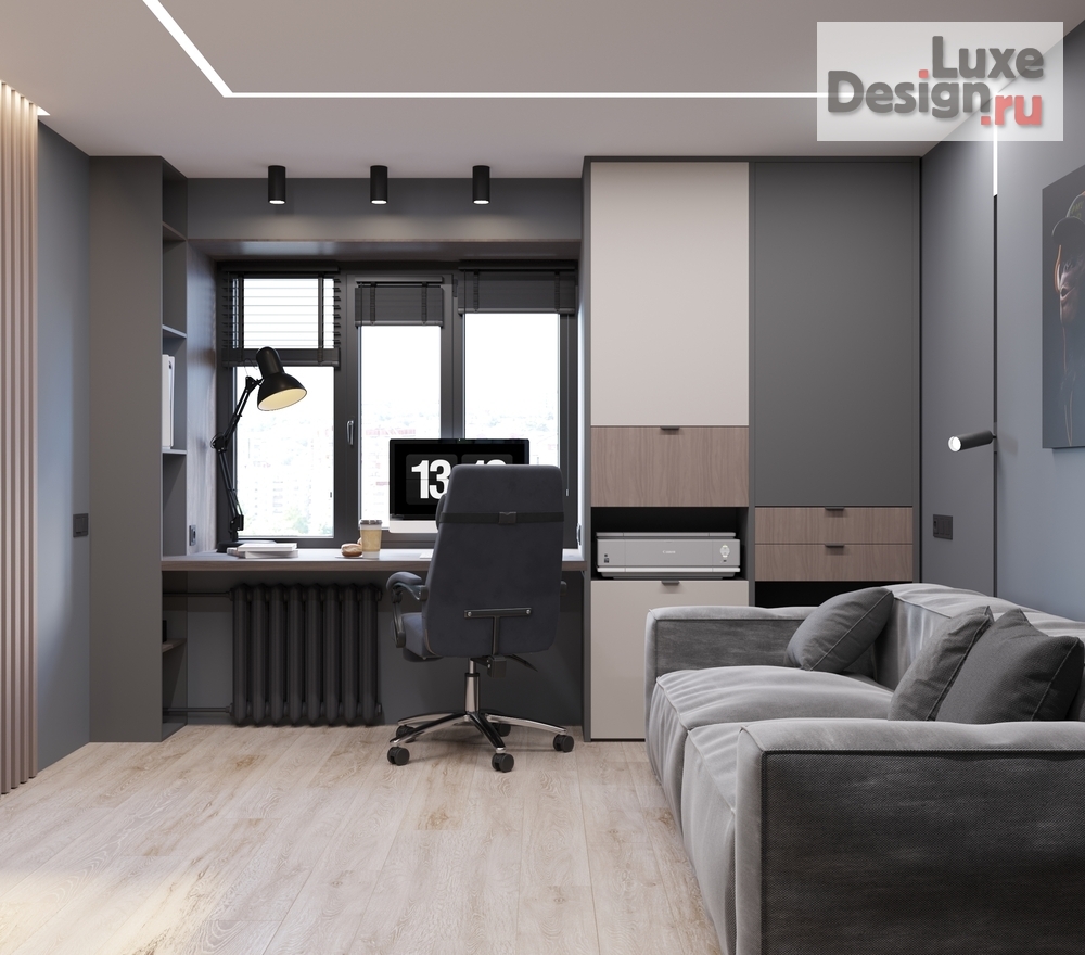 Дизайн интерьера детской "Заречный комната подростка" (фото 3) от дизайнера Поколявина Виктория Дизайн интерьера детской "Заречный комната подростка" (фото 3)