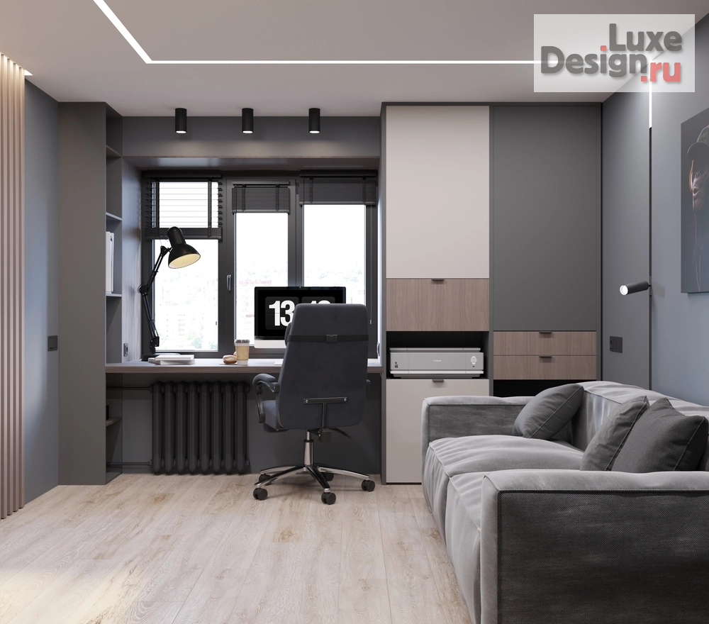 Дизайн интерьера детской "Заречный комната подростка" (фото 3)