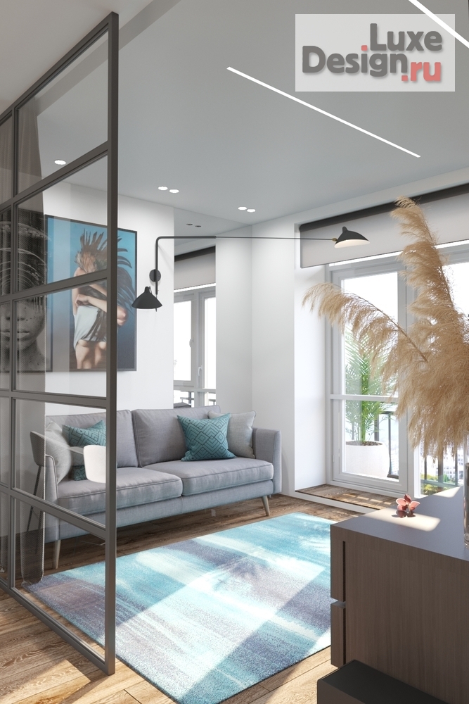 Дизайн интерьера квартиры студии "Пенза квартира студия" (фото 3)