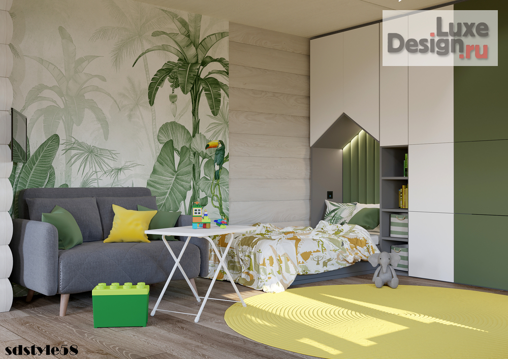 Дизайн интерьера коттеджа "Пенза СНТ "Дубрава" коттедж" (фото 39) от дизайнера Поколявина Виктория Дизайн интерьера коттеджа "Пенза СНТ "Дубрава" коттедж" (фото 39)