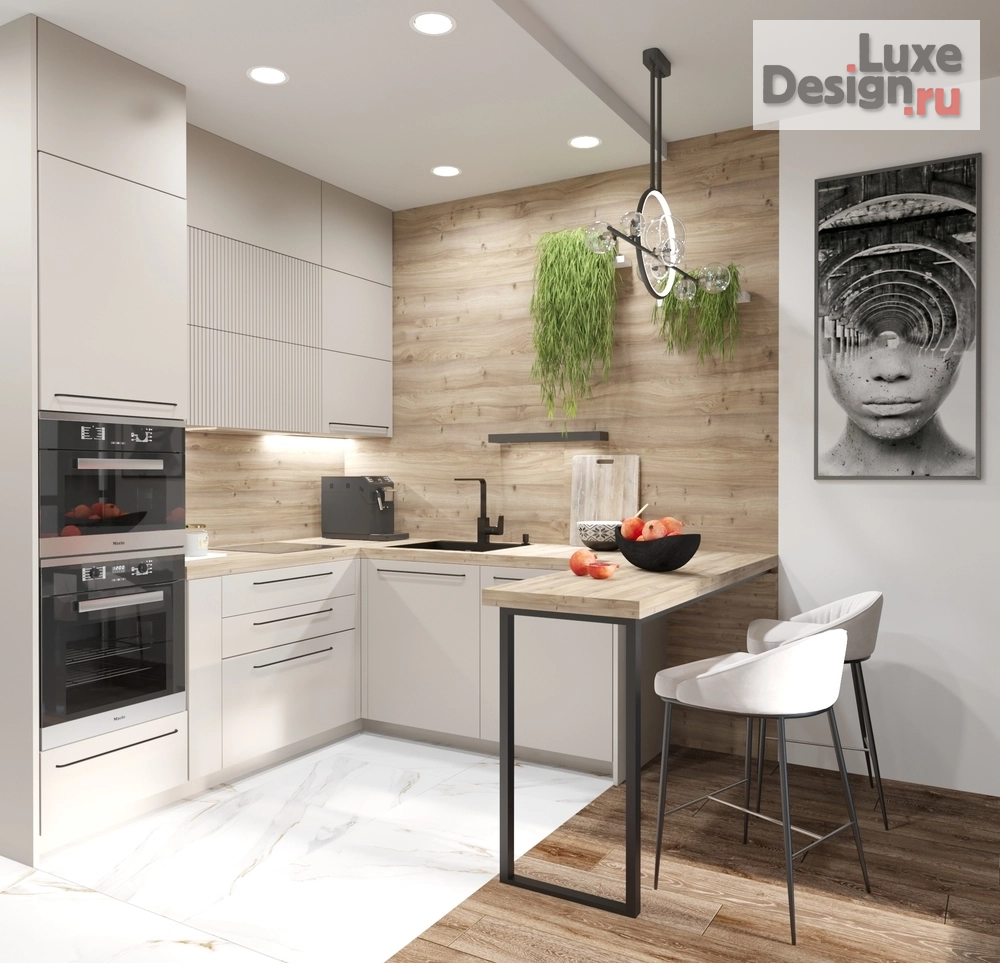 Дизайн интерьера квартиры студии "Пенза квартира студия" (фото 4)