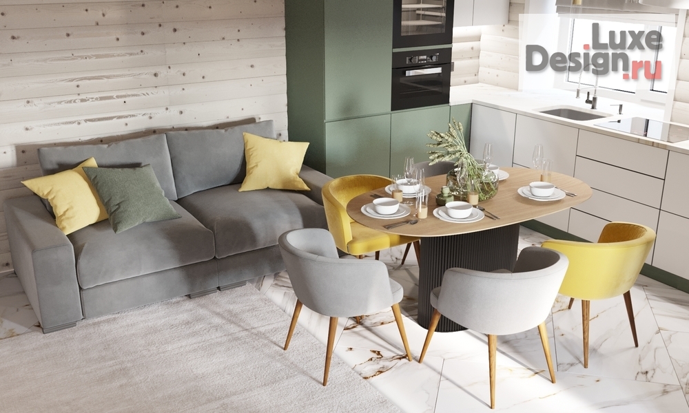 Дизайн интерьера коттеджа "Пенза СНТ "Дубрава" коттедж" (фото 16) от дизайнера Поколявина Виктория Дизайн интерьера коттеджа "Пенза СНТ "Дубрава" коттедж" (фото 16)