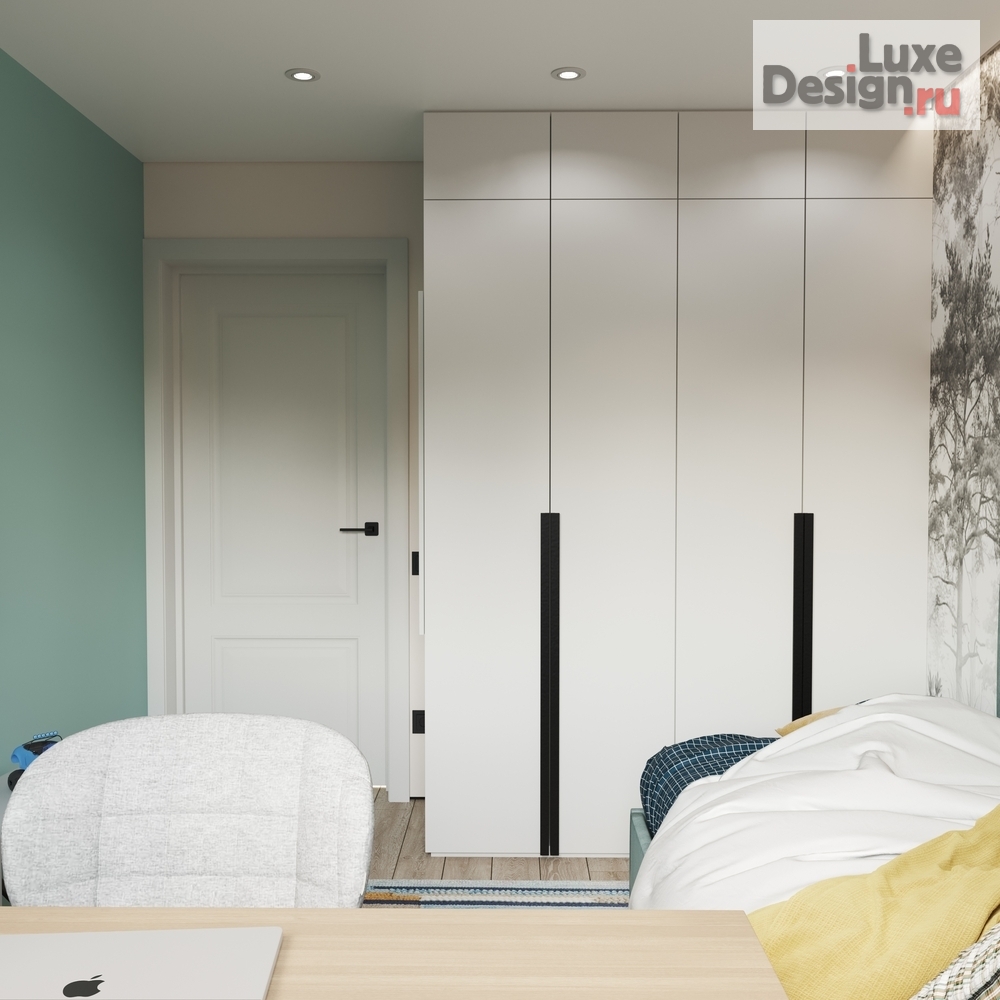 Дизайн интерьера квартиры "Заречный дизайн спальни и детских" (фото 15) от дизайнера Поколявина Виктория Дизайн интерьера квартиры "Заречный дизайн спальни и детских" (фото 15)