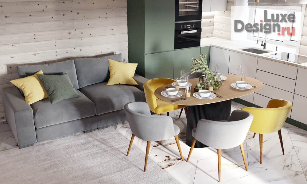 Дизайн интерьера коттеджа "Пенза СНТ "Дубрава" коттедж" (фото 17) от дизайнера Поколявина Виктория Дизайн интерьера коттеджа "Пенза СНТ "Дубрава" коттедж" (фото 17)