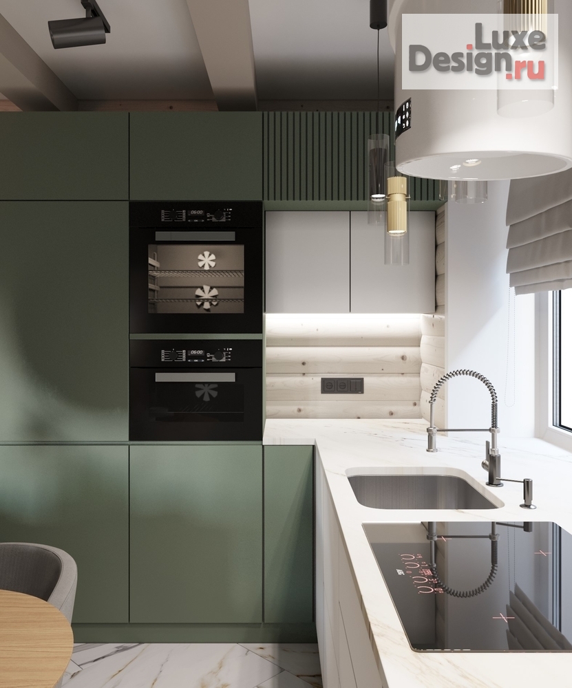 Дизайн интерьера коттеджа "Пенза СНТ "Дубрава" коттедж" (фото 18) от дизайнера Поколявина Виктория Дизайн интерьера коттеджа "Пенза СНТ "Дубрава" коттедж" (фото 18)