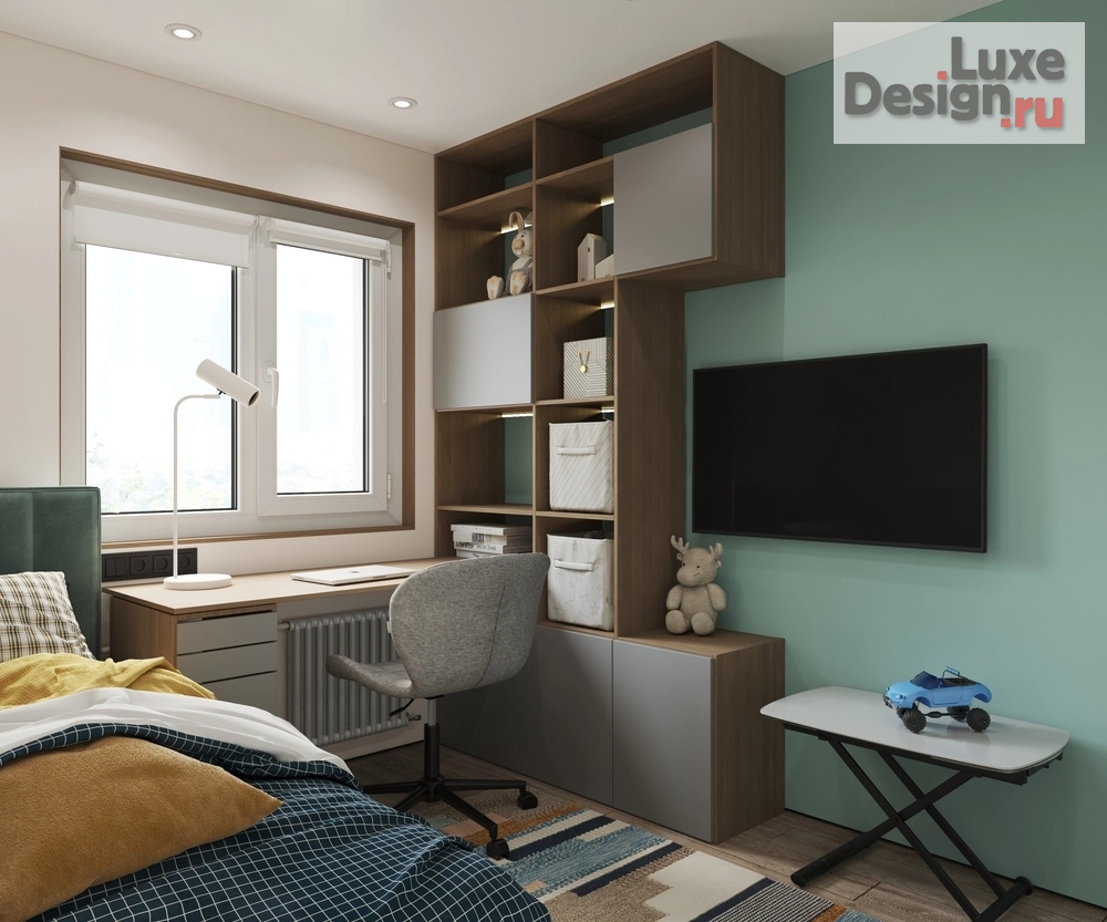 Дизайн интерьера квартиры "Заречный дизайн спальни и детских" (фото 16)