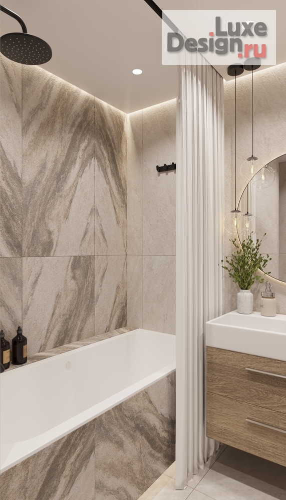 Дизайн интерьера трехкомнатной квартиры "Заречный , квартира для семьи из 4х человек" (фото 17) от дизайнера Поколявина Виктория Дизайн интерьера трехкомнатной квартиры "Заречный , квартира для семьи из 4х человек" (фото 17)