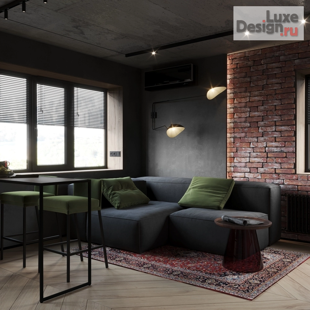 Дизайн интерьера квартиры студии "г.Пенза дизайн квартиры" (фото 1)