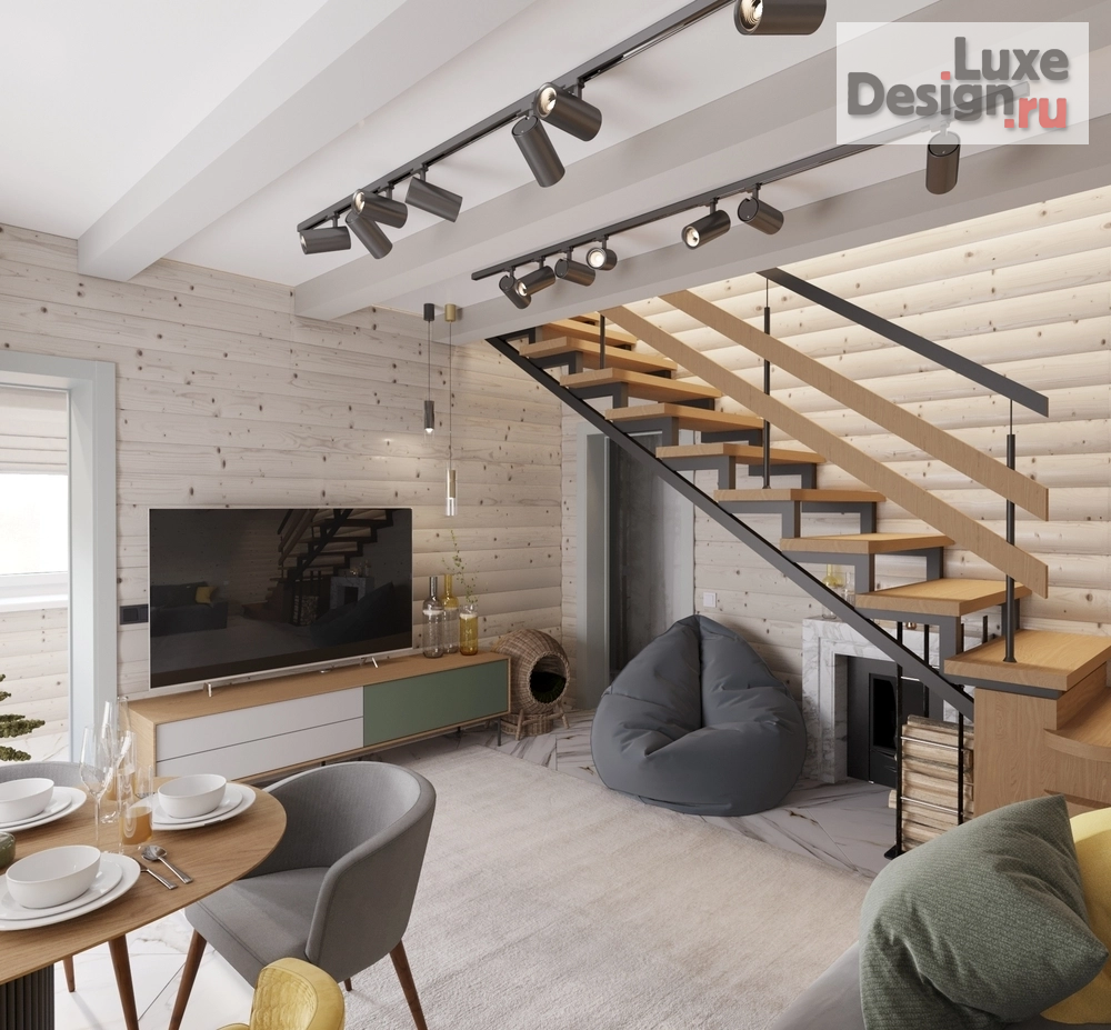 Дизайн интерьера коттеджа "Пенза СНТ "Дубрава" коттедж" (фото 22)