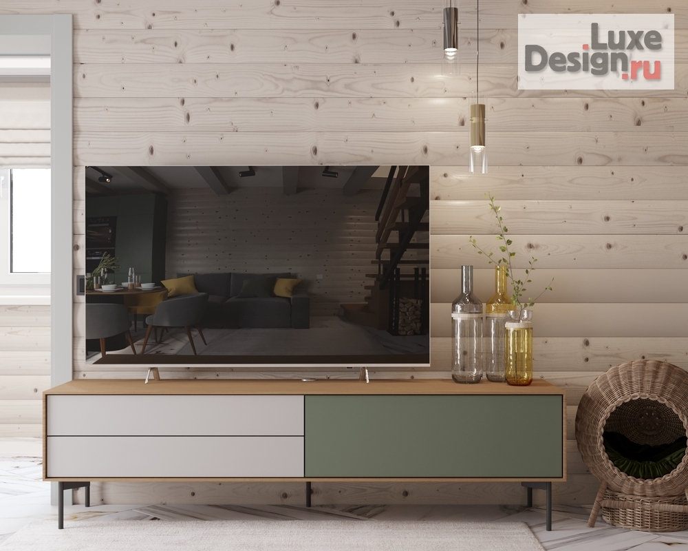 Дизайн интерьера коттеджа "Пенза СНТ "Дубрава" коттедж" (фото 23) от дизайнера Поколявина Виктория Дизайн интерьера коттеджа "Пенза СНТ "Дубрава" коттедж" (фото 23)