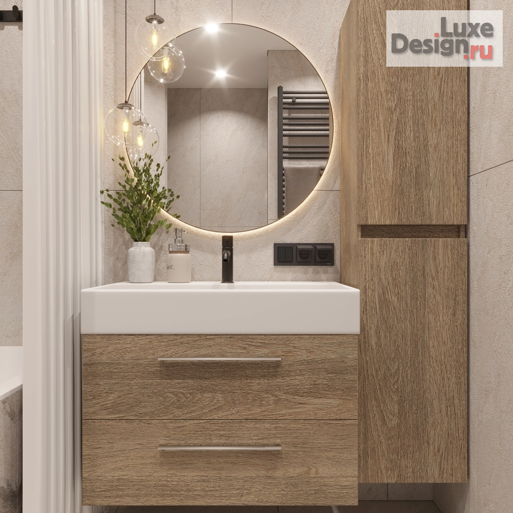 Дизайн интерьера трехкомнатной квартиры "Заречный , квартира для семьи из 4х человек" (фото 23)