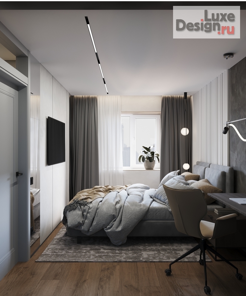 Дизайн интерьера двухкомнатной квартиры "г.Заречный" (фото 28)