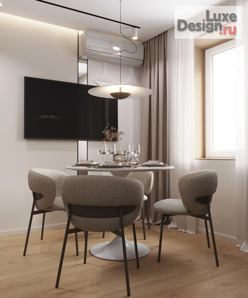 Дизайн интерьера трехкомнатной квартиры "Заречный , квартира для семьи из 4х человек" (фото 36)