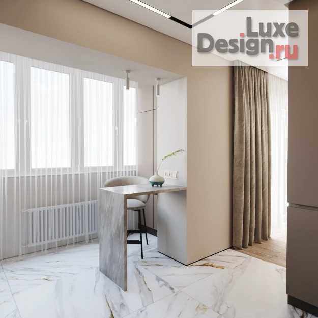 Дизайн интерьера четырехкомнатной квартиры "Заречный Квартира" (фото 36)