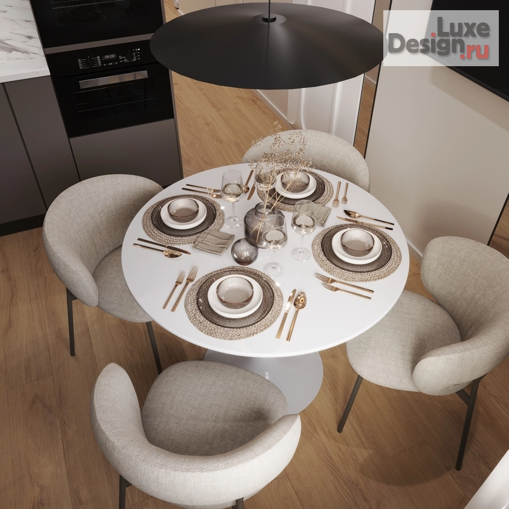 Дизайн интерьера трехкомнатной квартиры "Заречный , квартира для семьи из 4х человек" (фото 49)