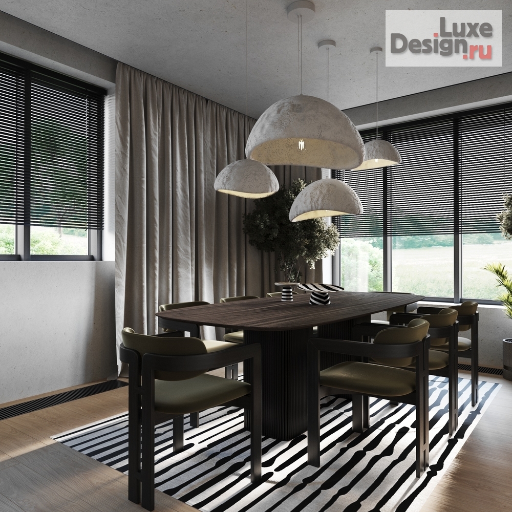 Дизайн интерьера коттеджа "Пензенская обл. п.ЗИФ" (фото 4)