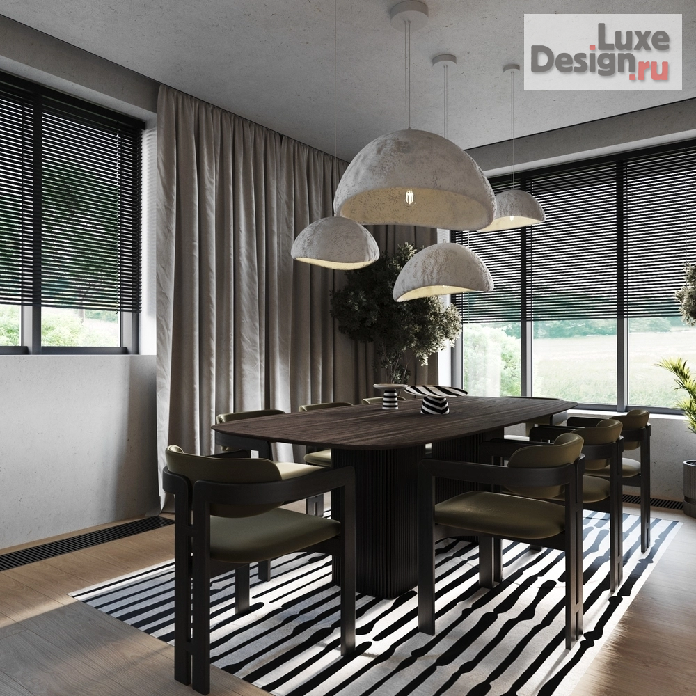 Дизайн интерьера коттеджа "Пензенская обл. п.ЗИФ" (фото 4)