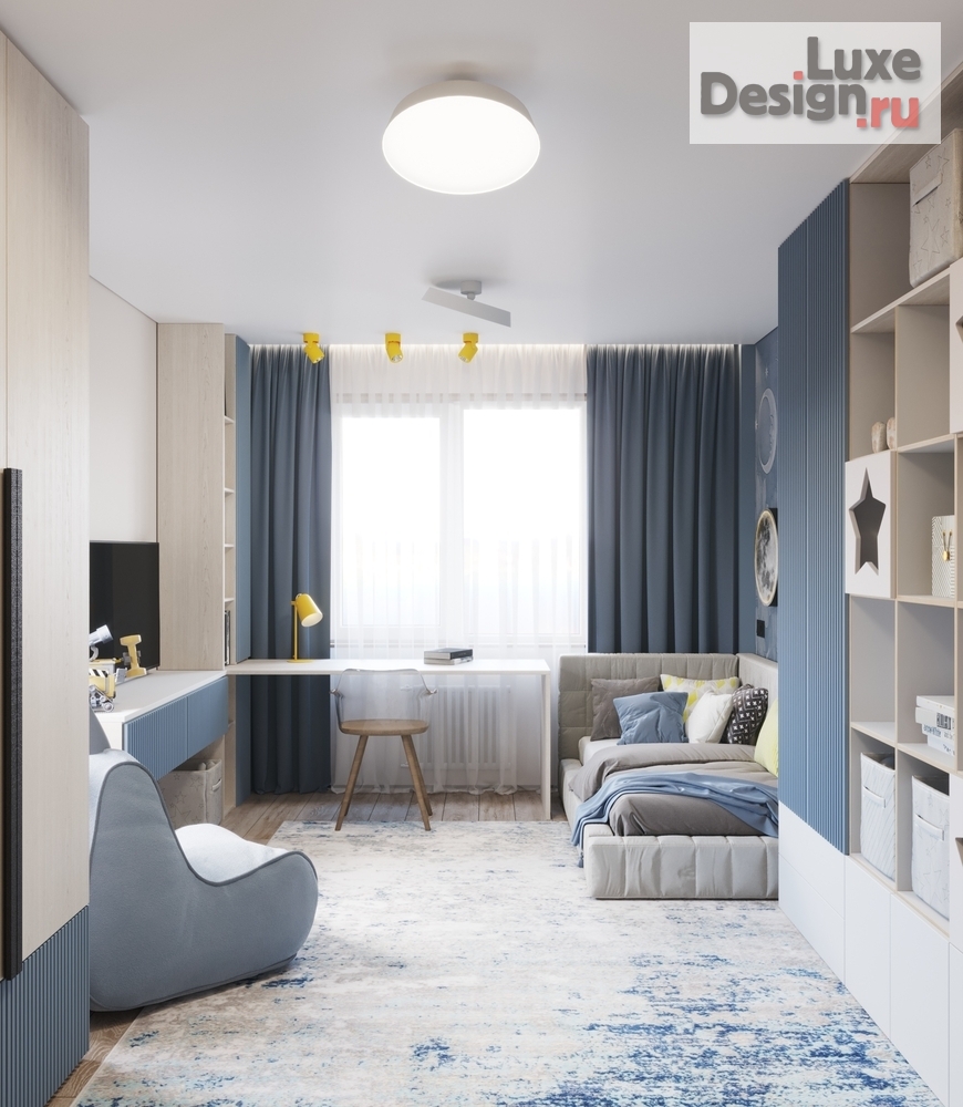 Дизайн интерьера четырехкомнатной квартиры "Заречный Квартира" (фото 4) от дизайнера Поколявина Виктория Дизайн интерьера четырехкомнатной квартиры "Заречный Квартира" (фото 4)