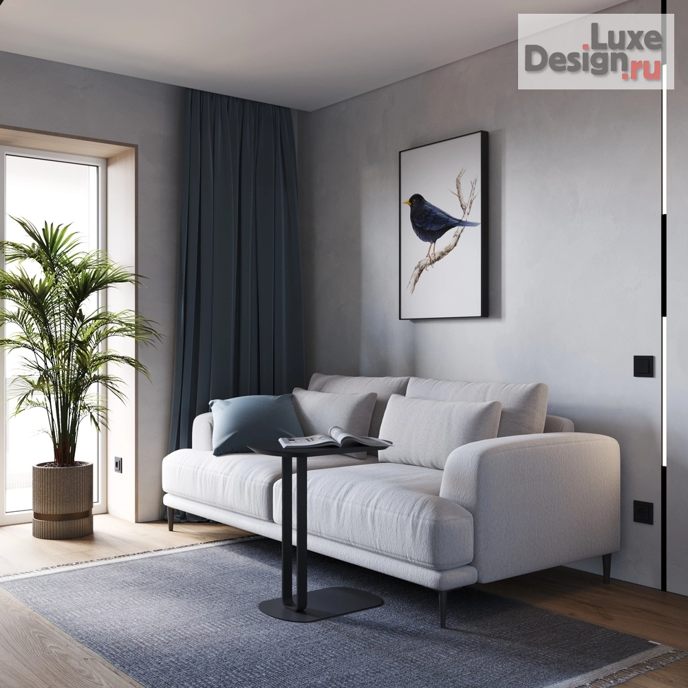 Дизайн интерьера двухкомнатной квартиры "г.Заречный" (фото 7)