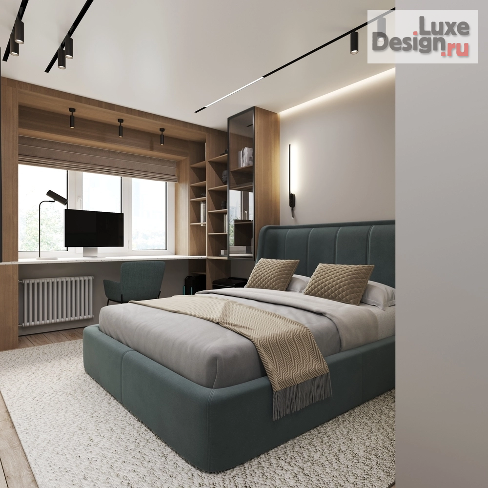 Дизайн интерьера квартиры "Заречный дизайн спальни и детских" (фото 7)