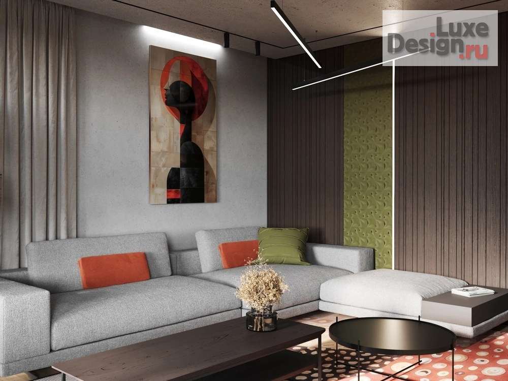 Дизайн интерьера коттеджа "Пензенская обл. п.ЗИФ" (фото 9)