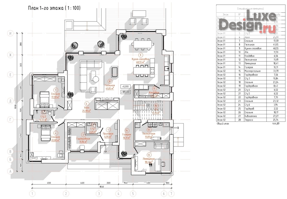Частная архитектура "Дом по технологии CLT" (фото 5)