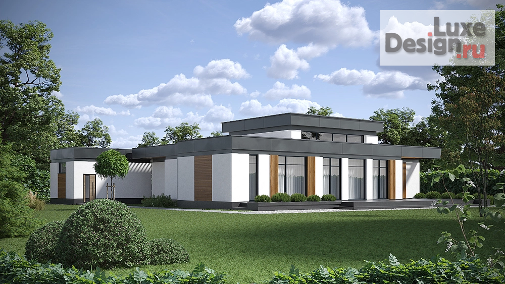 Частная архитектура "КП "Яблони Парк" дом выходного дня с баней" (фото 5)