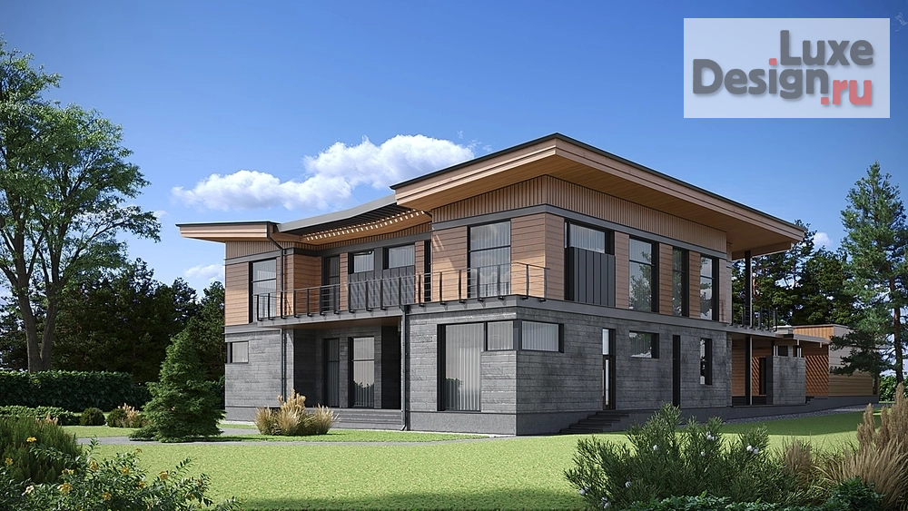 Частная архитектура "Дом по технологии CLT" (фото 3)