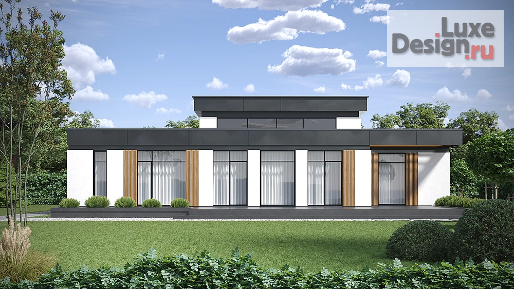 Частная архитектура "КП "Яблони Парк" дом выходного дня с баней" (фото 6)