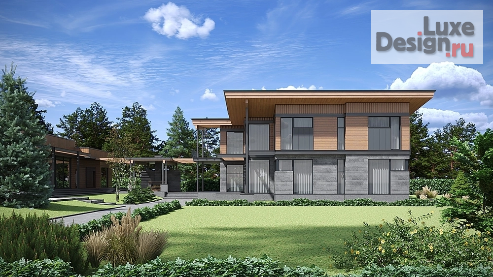 Частная архитектура "Дом по технологии CLT" (фото 4)