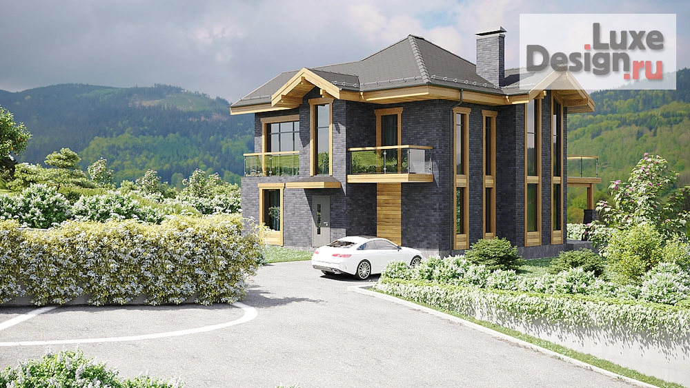 Частная архитектура "Проект коттеджного посёлка в г. Сочи Красная поляна" (фото 3)