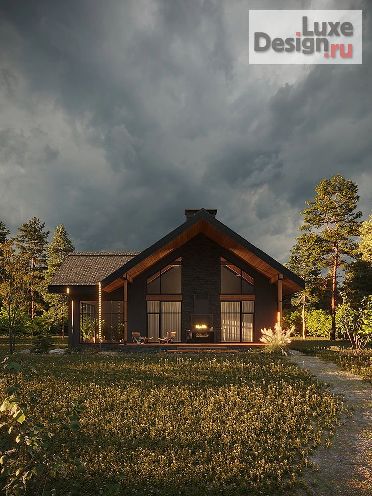 Частная архитектура "КП "Золотаревка", дом для нетипичного фермера" (фото 1)