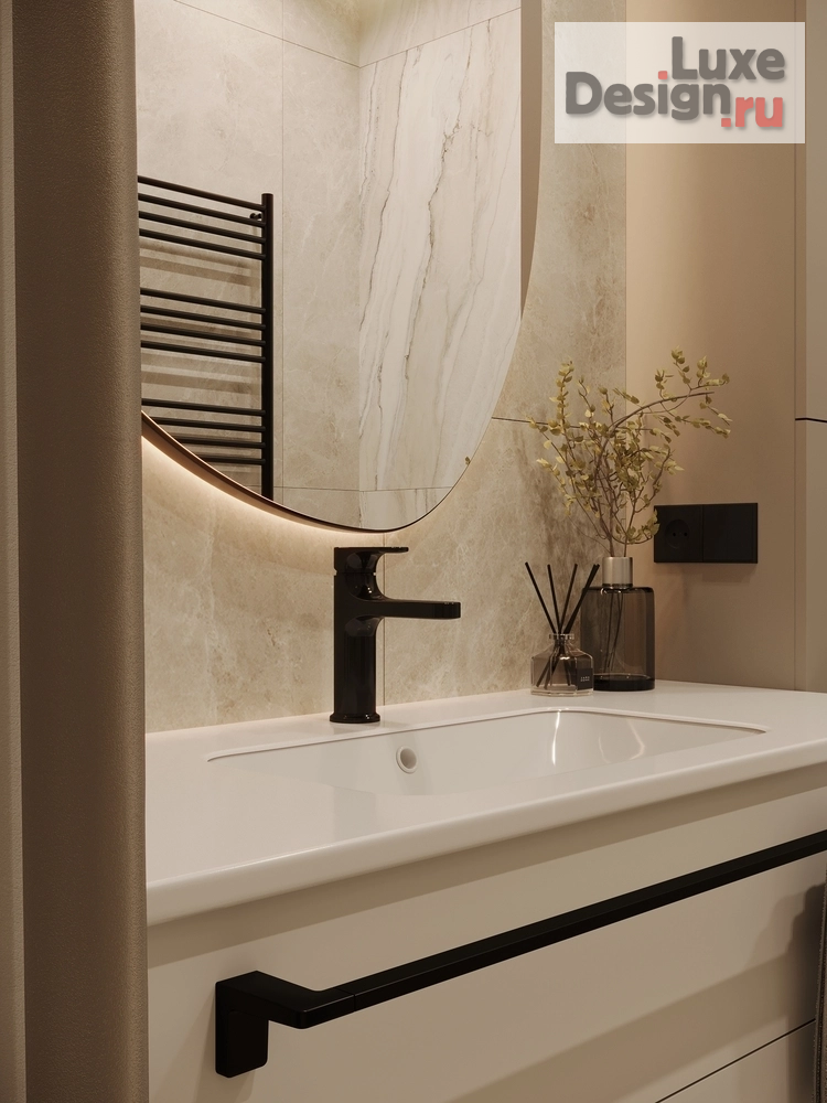 Дизайн интерьера двухкомнатной квартиры "ЖК "Лермонтов" (Пенза)" (фото 10)