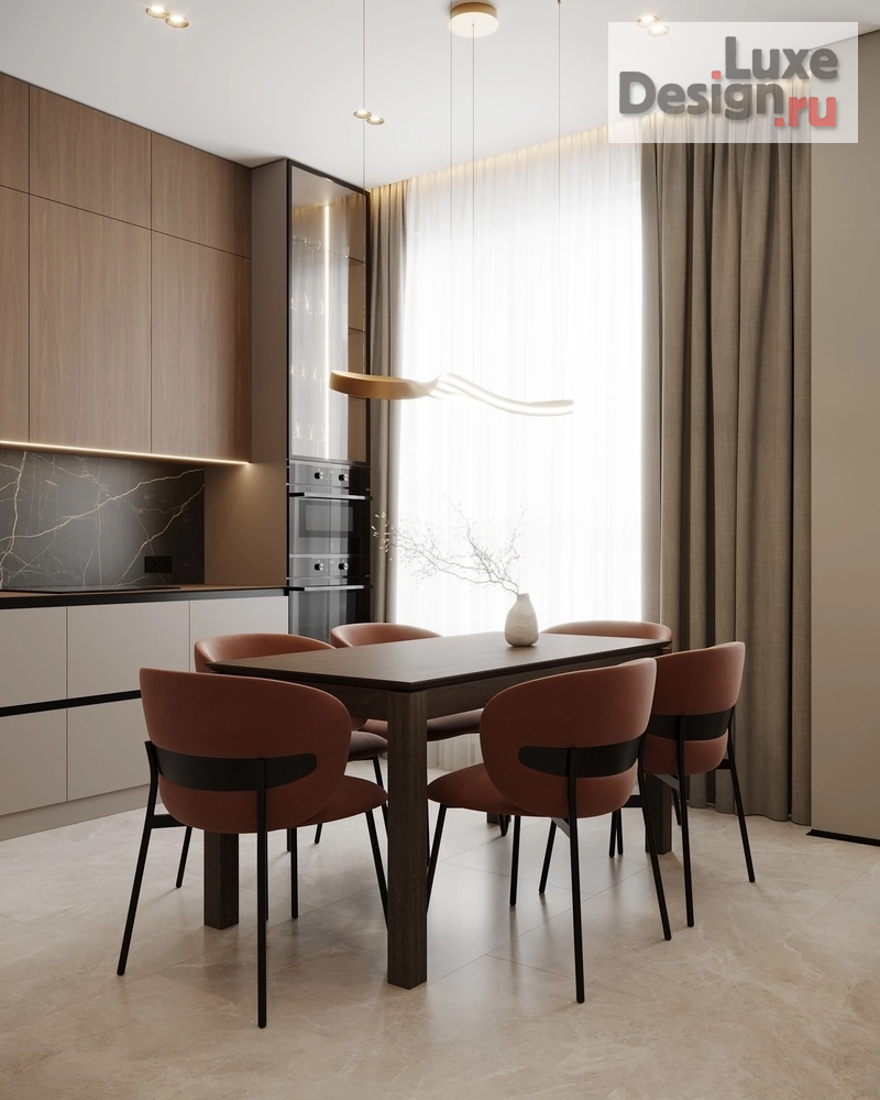 Дизайн интерьера двухкомнатной квартиры "ЖК "Лермонтов" (Пенза)" (фото 3)