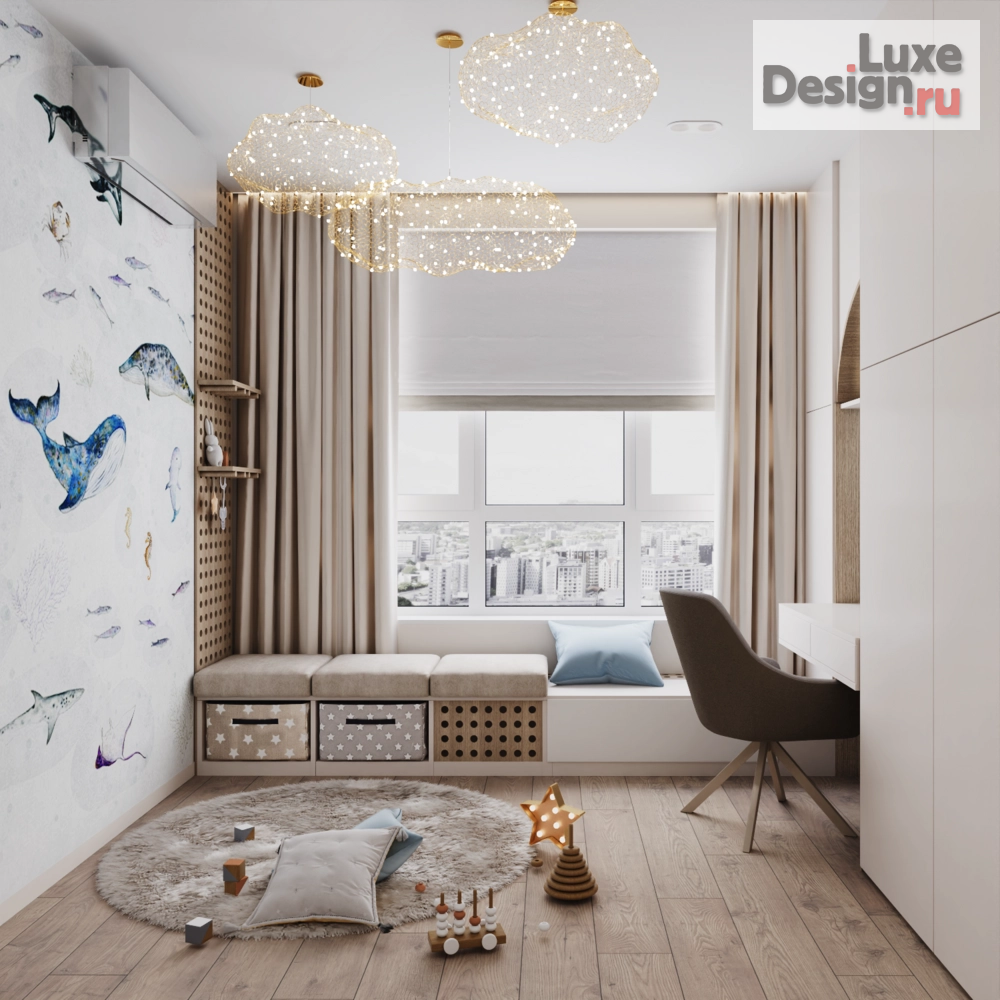 Дизайн интерьера детской "Детская комната" (фото 1)