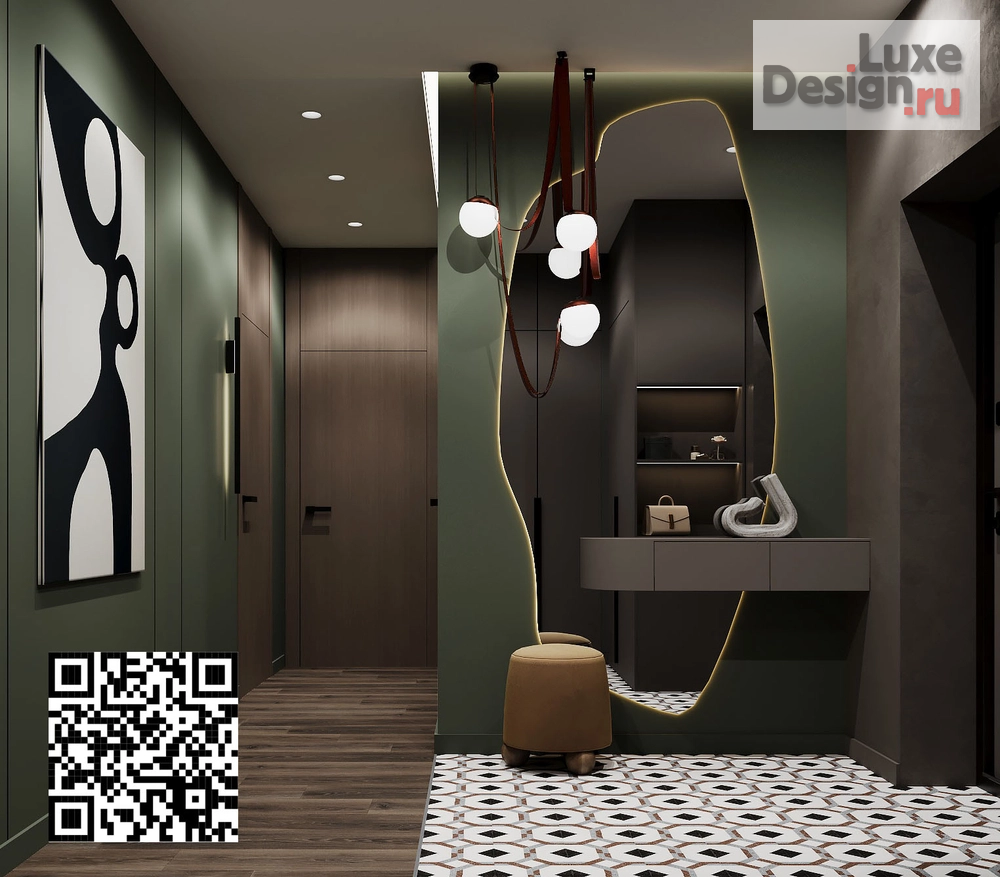 Дизайн интерьера двухкомнатной квартиры "Квартира в современном стиле" (фото 1)