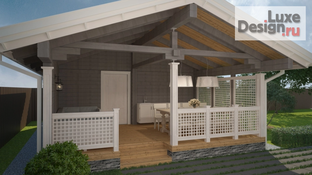 Ландшафтный дизайн "Разработка бани с благоустройством участка" (фото 5)