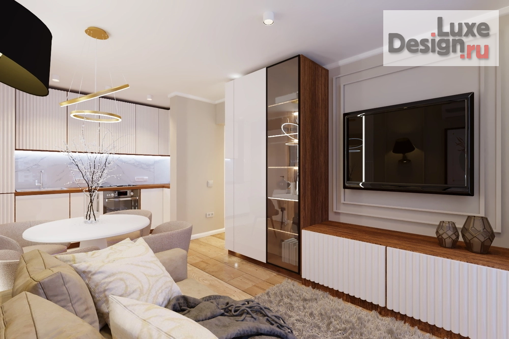 Дизайн интерьера трехкомнатной квартиры "3 Комнатная квартира в Засечном" (фото 2)