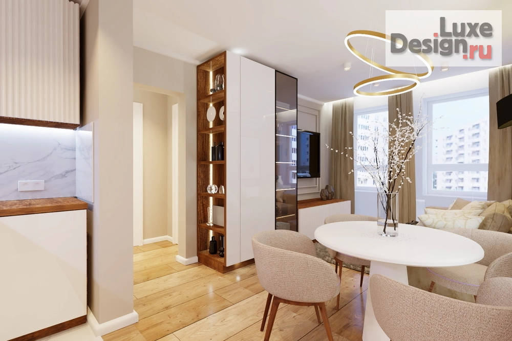 Дизайн интерьера трехкомнатной квартиры "3 Комнатная квартира в Засечном" (фото 3)