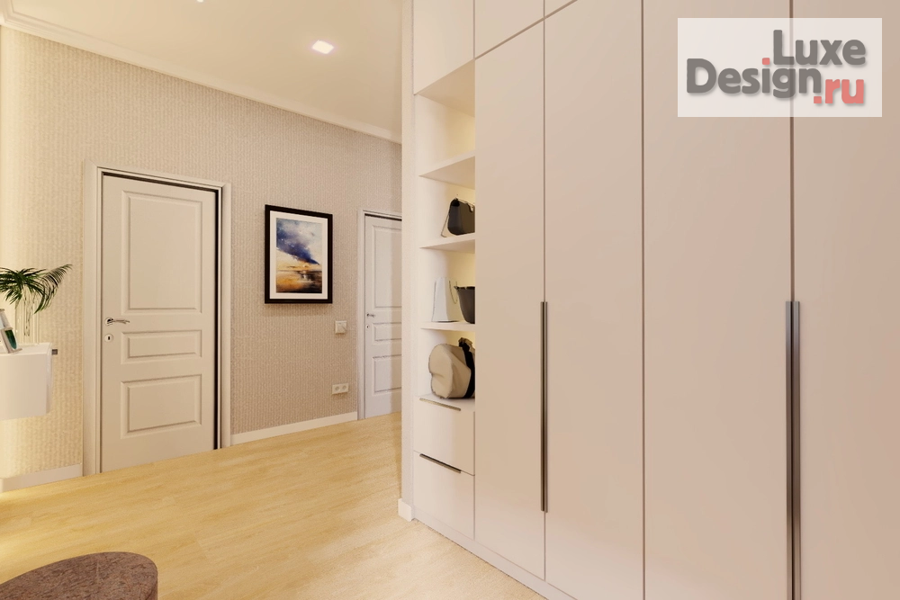 Дизайн интерьера частного дома "Прихожая и холл 2 этажа в доме г.Пенза" (фото 2)