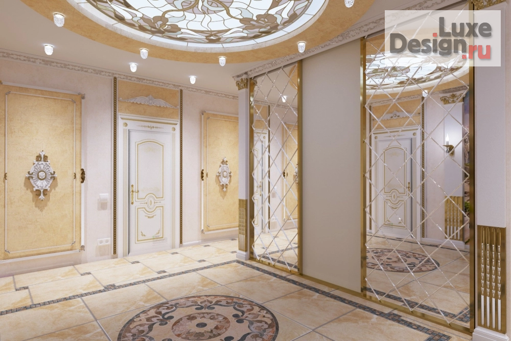 Дизайн интерьера трехкомнатной квартиры "Королевские апартаменты в Ж.К. Фаворит на Плеханова 14" (фото 7)