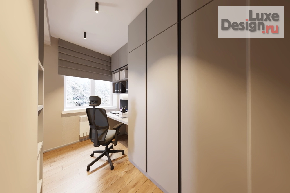 Дизайн интерьера загородного дома "Спальня в доме с.Богословка" (фото 5)